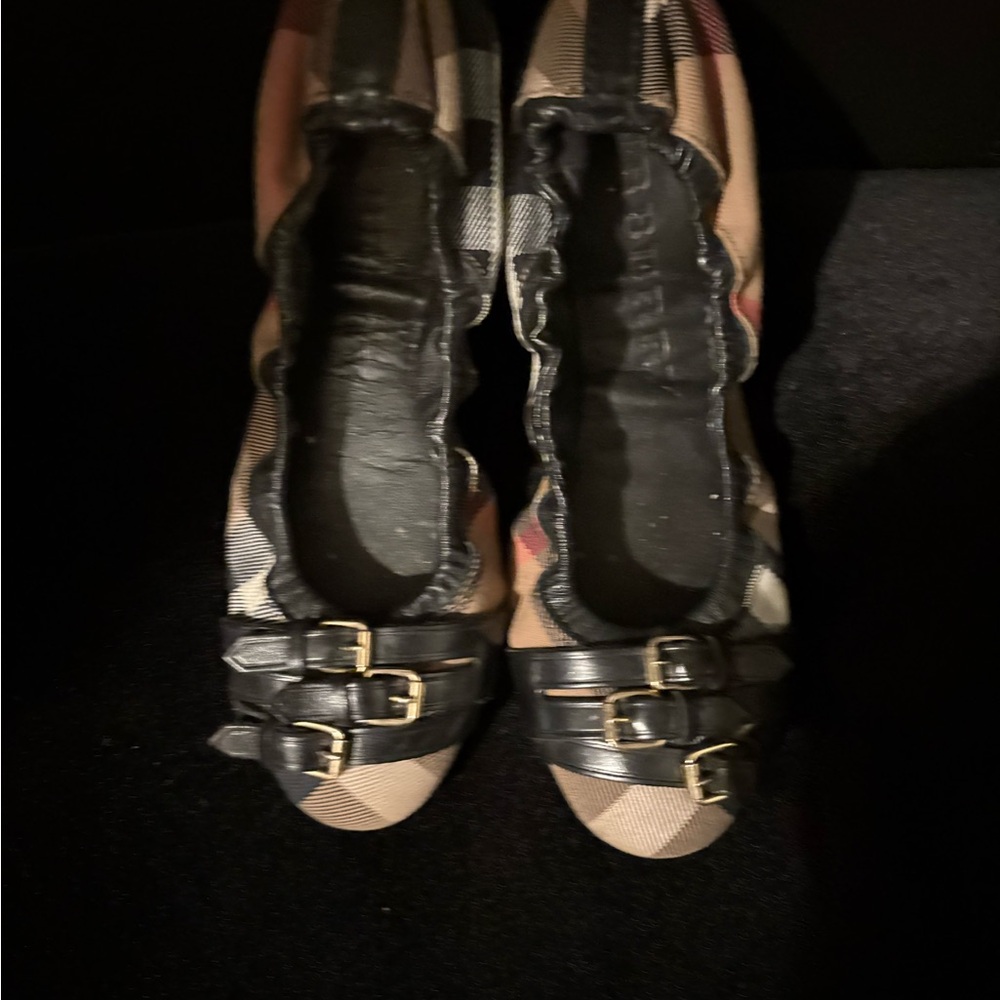 Elegant Black and Tan Women's Flats